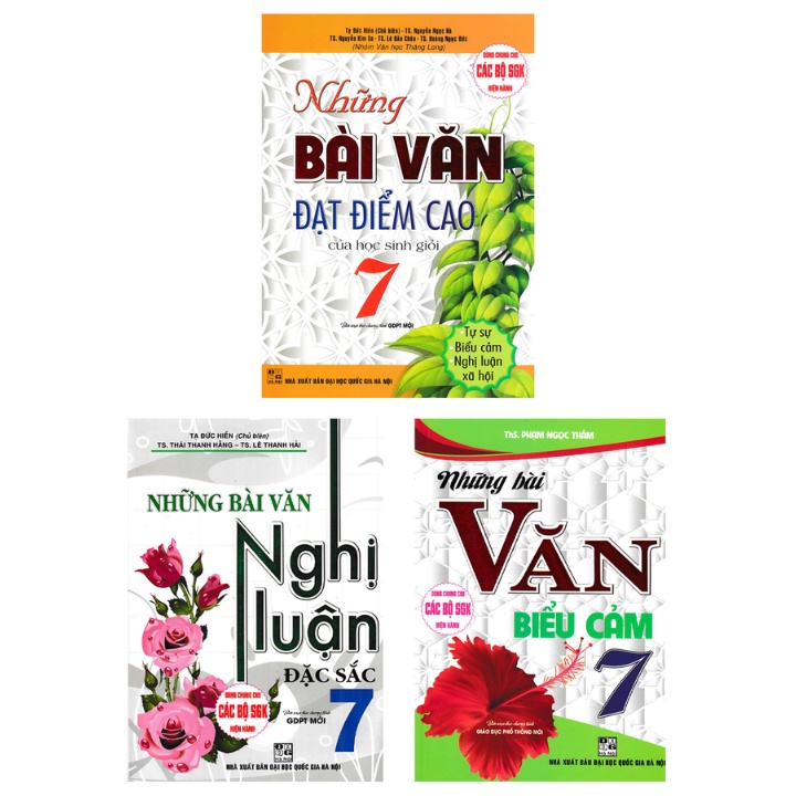 Bộ Sách Tham Khảo Văn Mẫu Lớp 7 (Dùng Chung Cho Các Bộ SGK Hiện Hành) (Bộ 3 Cuốn)