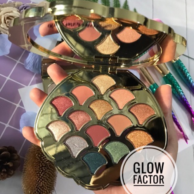 (Tách set)(no box) Bảng mắt be a mermaid & make waves eyeshadow palette ( New Tarte's collection)