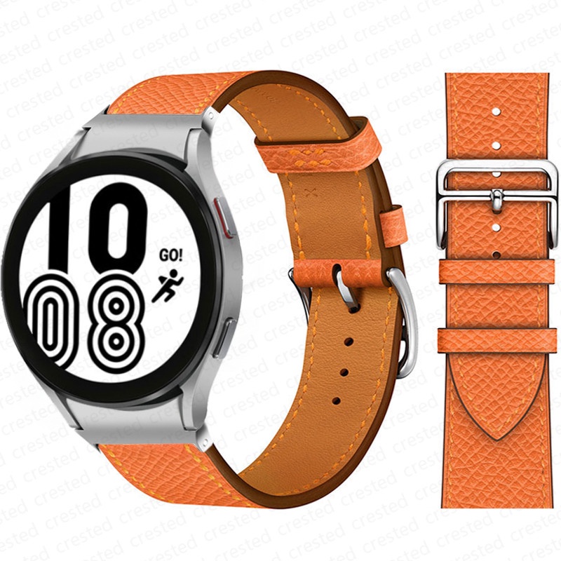 Dây Da Thay Thế Cho ĐồNg Hồ Samsung Galaxy Watch 5 40mm 44mm 5 Pro 45mm Watch 4 classic 46mm 42mm