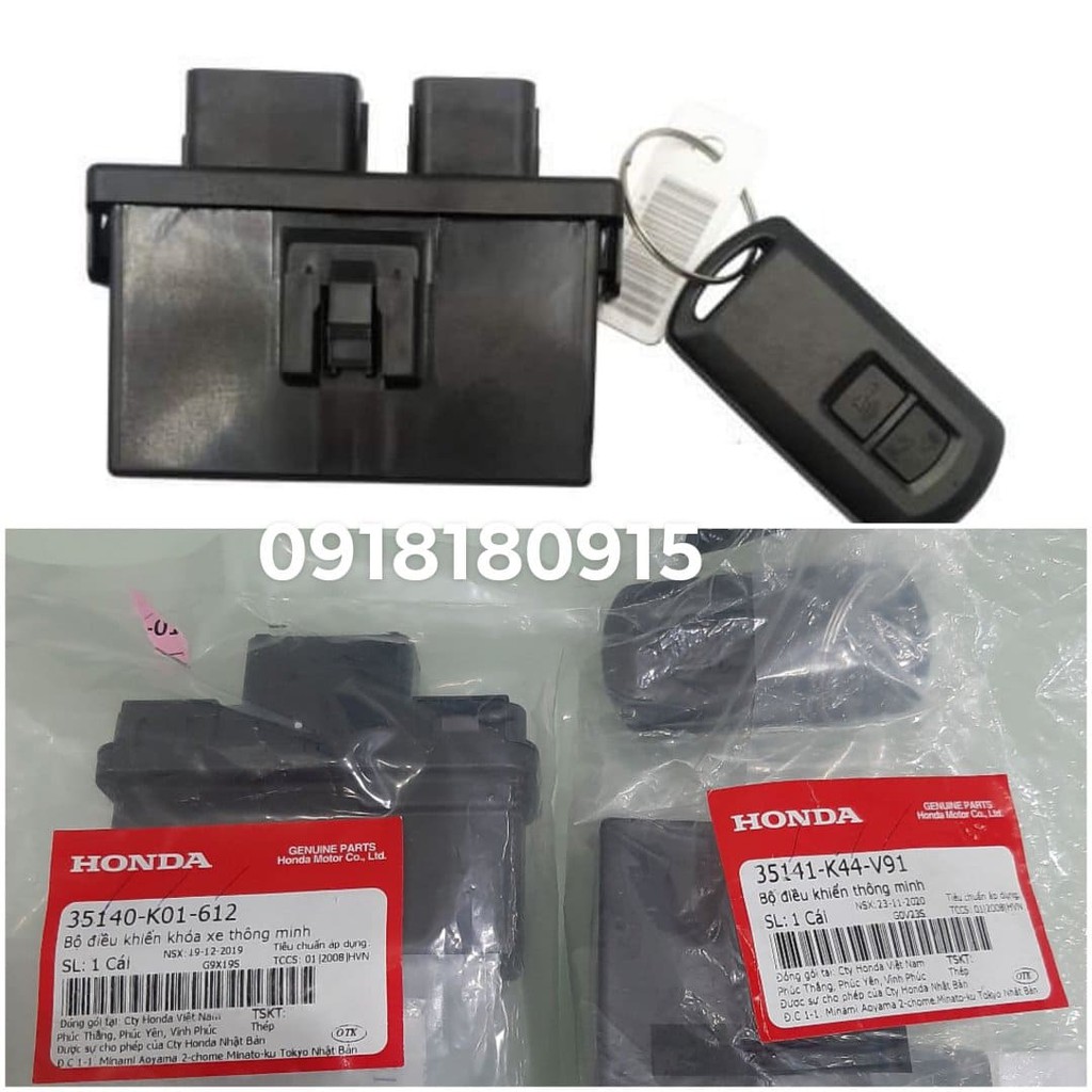 Bộ điều khiển thông minh ecu cpu smakey sh 2016-2019  vision smakey chính hiệu honda
