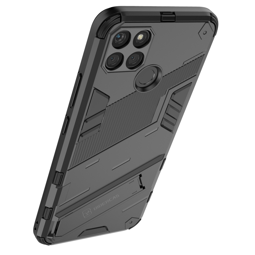 Ốp lưng Realme C21Y Iron Man Ver 2 chống sốc giá đỡ chân đế xem phim bảo vệ camera