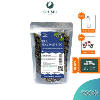 Trà hoa đậu biếc sấy khô nguyên bông chimiitea túi 500gr