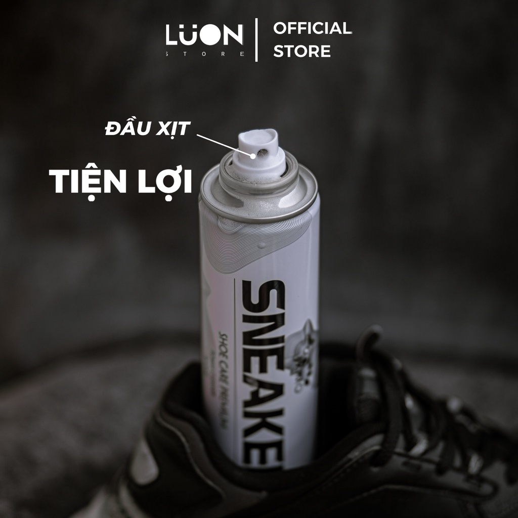 (Rẻ Nhất) Chai Xịt Tạo Bọt Vệ Sinh Giày Ximo Sneaker Cao Cấp 300ml (VSG02)