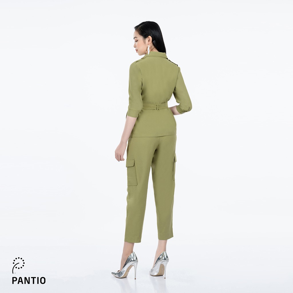Quần dài chất liệu thô dáng đứng BQD52299 - PANTIO