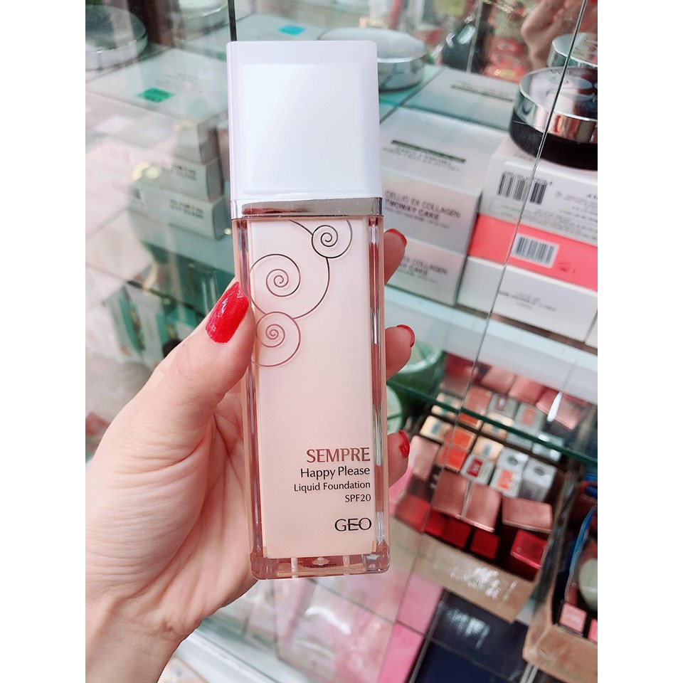 Kem nền Sempre happy &amp; please liquid foundation Hàn quốc