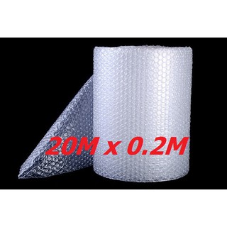 Cuộn Bong Bóng Khí - Màng Xốp Hơi - Xốp Nổ - Gói Hàng Bọc Hàng - Kích Thước 0.2x20 (M)