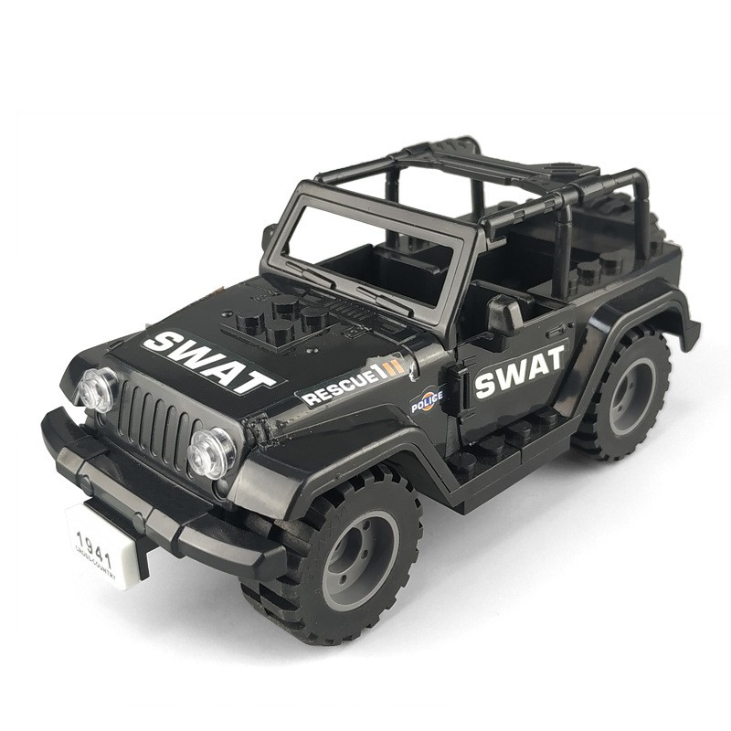 Bộ Lắp Ráp Xe Jeep Cho Cảnh Sát Swat