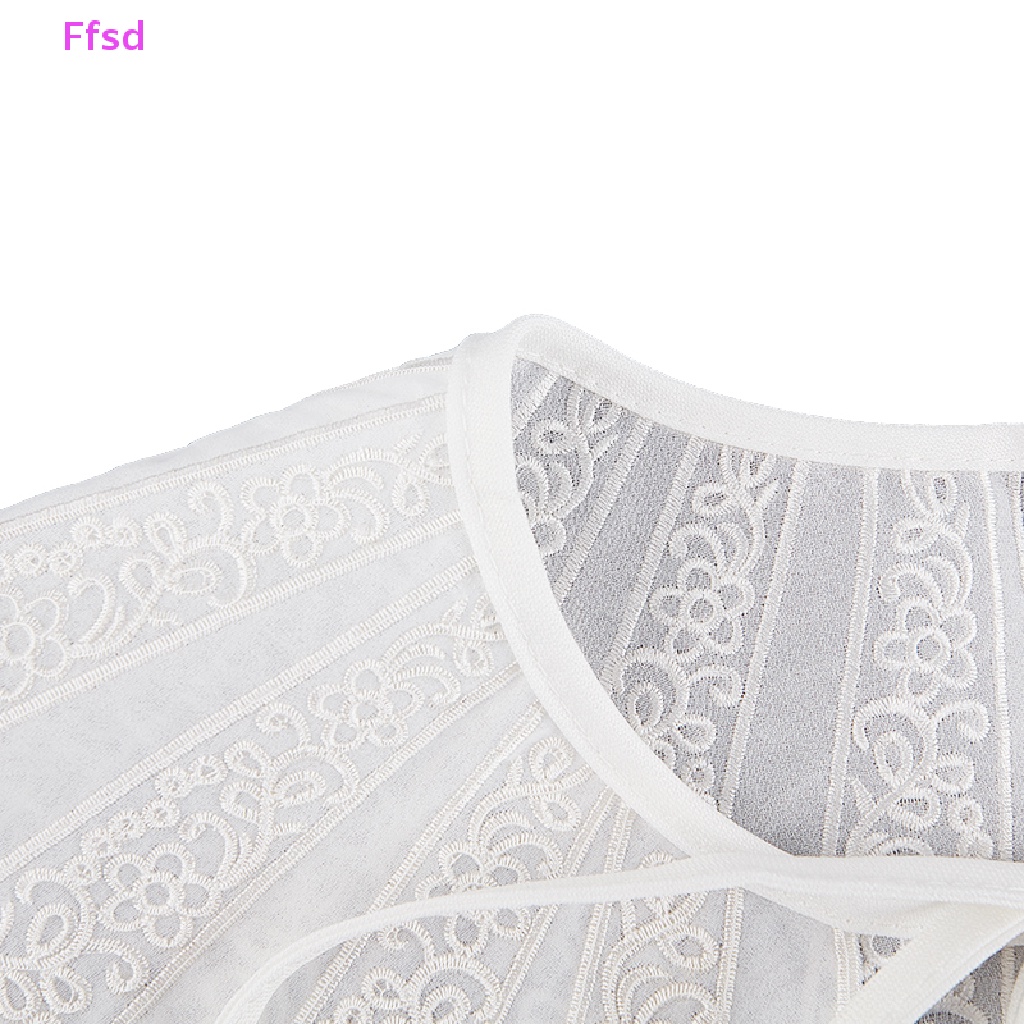 Luimo Áo Sơ Mi Cổ Búp Bê Phối Ren Hở Vai Giả Đám Mây Có Thể Tháo Rời Bán Chạy Cho Nữ