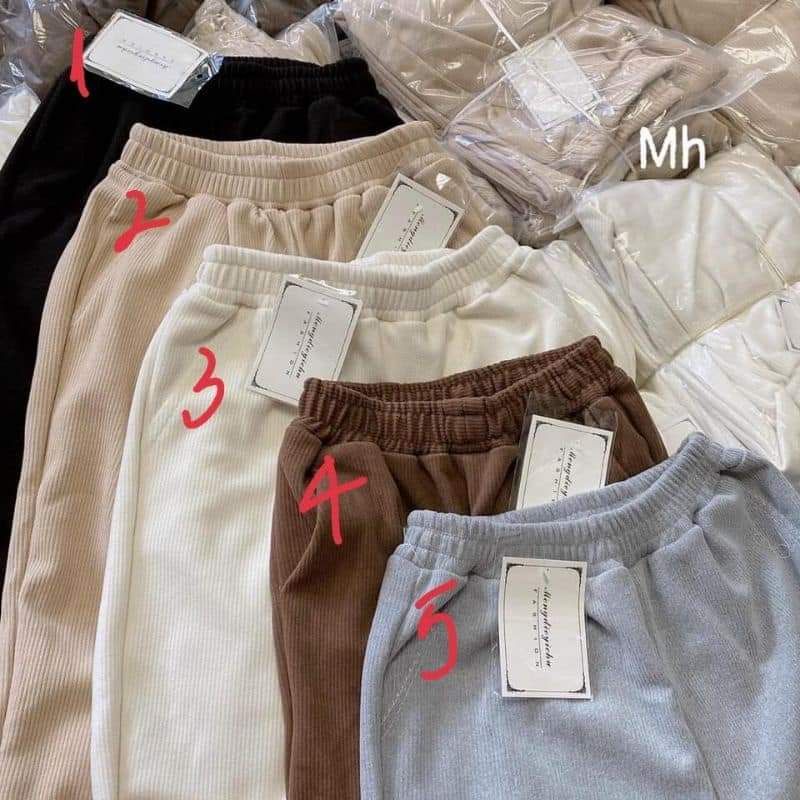 Quần nỉ da cá form rộng nam.nữ unisex - Quần joker quần bom dày dặn