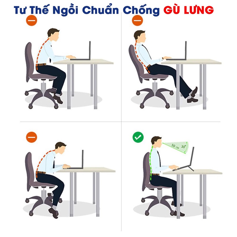 Giá Đỡ Chống Lưng Cho LapTop , Máy Tính Bảng, Giá Đỡ Chữ X Chất Liệu Nhựa ABS Cao Cấp