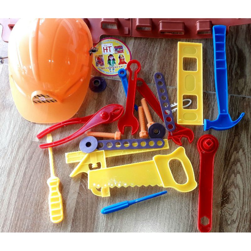 Sét đồ chơi Đồ dùng kỹ Sư bằng nhựa sản xuất tại Việt Nam