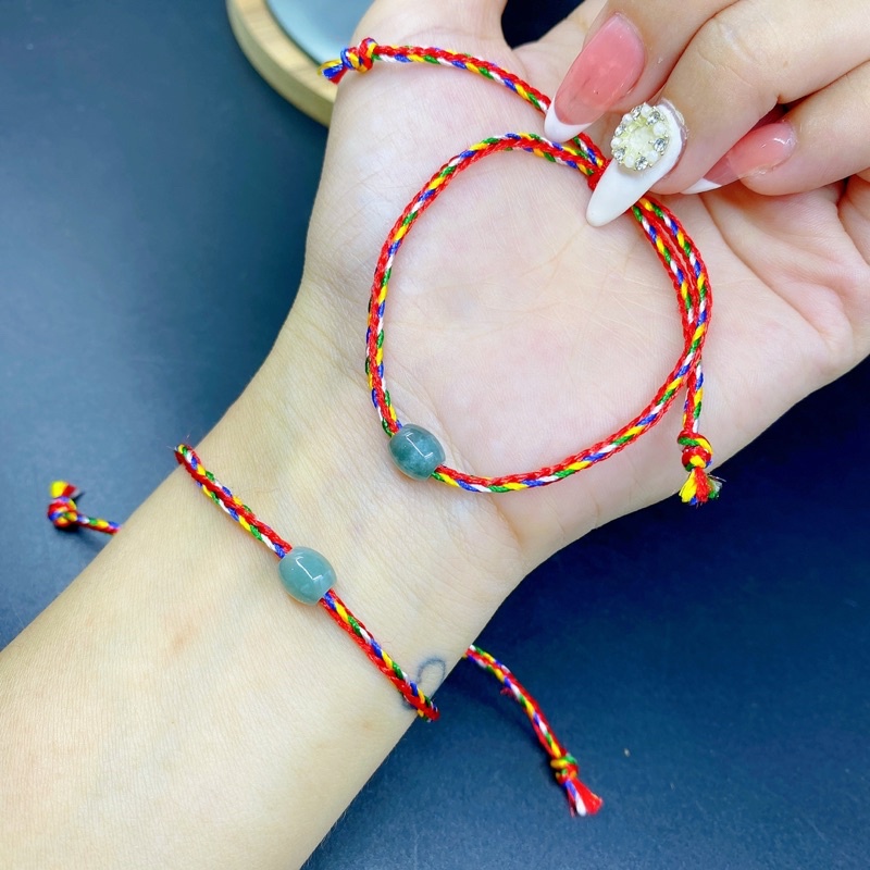 Vòng Tay Ngũ Sắc, Lam Ngọc ☯ Vòng Tay May Mắn ☯  Đã Xin Trú