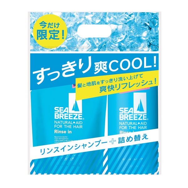 [Hàng Nhật Nội Địa] Dầu Gội Bạc Hà Siêu Mát Lạnh Sea Breeze - Shiseido Made In Japan
