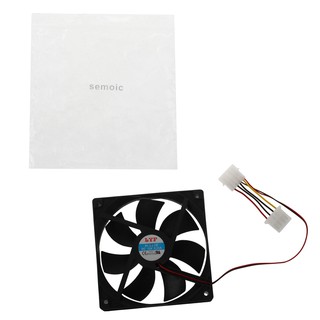 semoic Computer PC Case 4 Pin Cool Cooler Cooling Fan 120mm