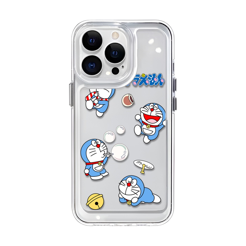 Ốp Điện Thoại Trong Suốt Họa Tiết Hoạt Hình Doremon Cho iphone 14 Plus 11 13promax 12 7Plus X XS Max 7 8 SE 2020