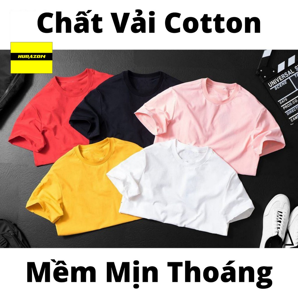 Áo Thun Trơn Nam Nữ Đều Mặc Được - Áo phông Form Vừa, Nhiều Màu, Nhiều Size