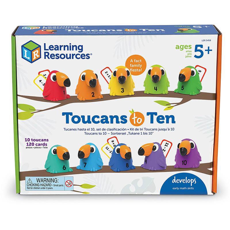Bộ đồ chơi toán học phép tính 10 - Toucans to Ten