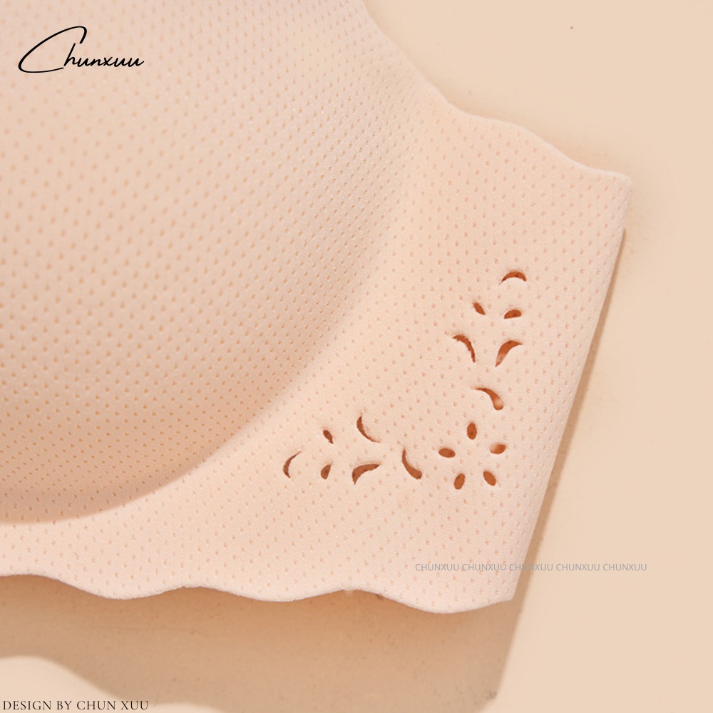 Áo ngực nữ không gọng đệm kép nâng ngực thiết kế viền lượn sóng nữ tính ChunXuu- AV17