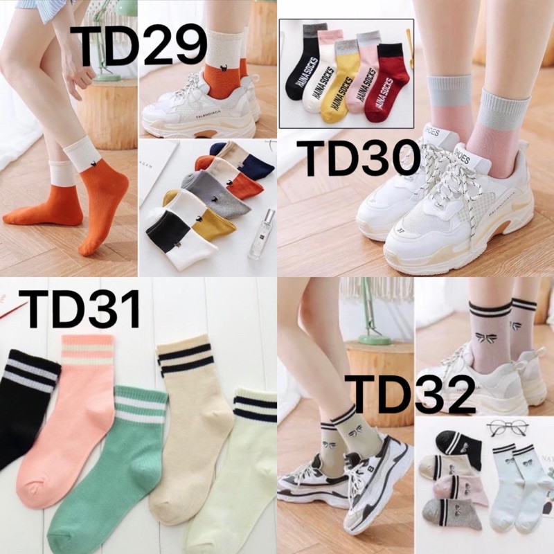 COMBO 5 Đôi Tất vớ nữ các loại 02