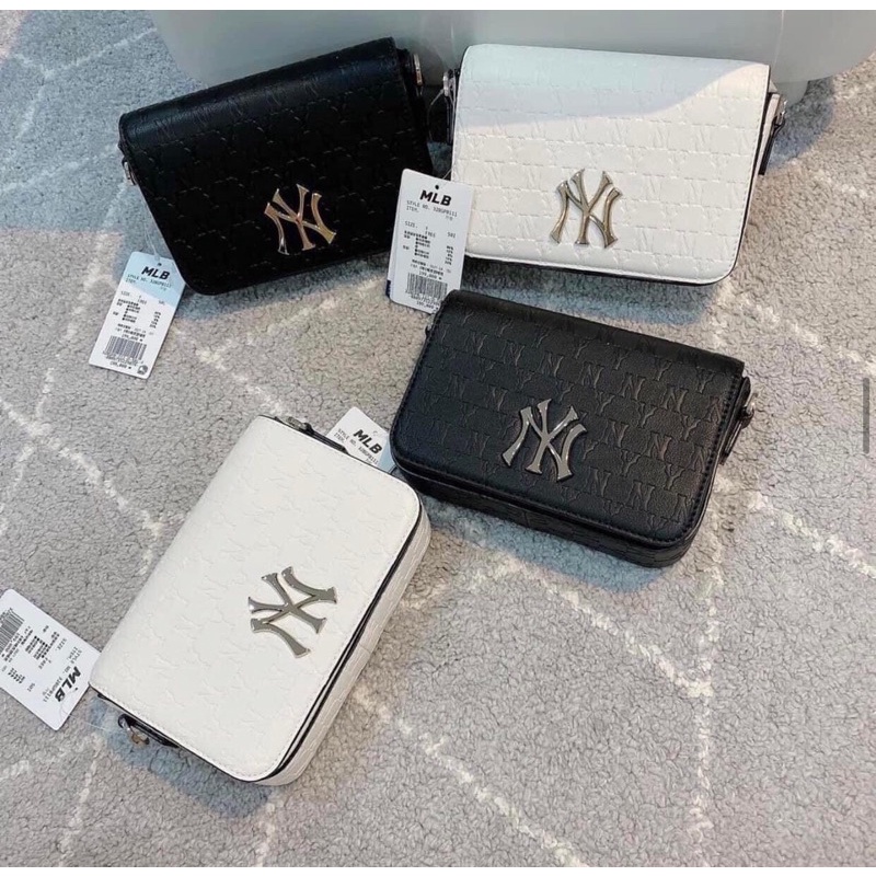 Túi xách nữ M L B xuất NY hộp vân 3D logo chìm cực đẹp size 20 vừa điện thoại dây đeo bản to