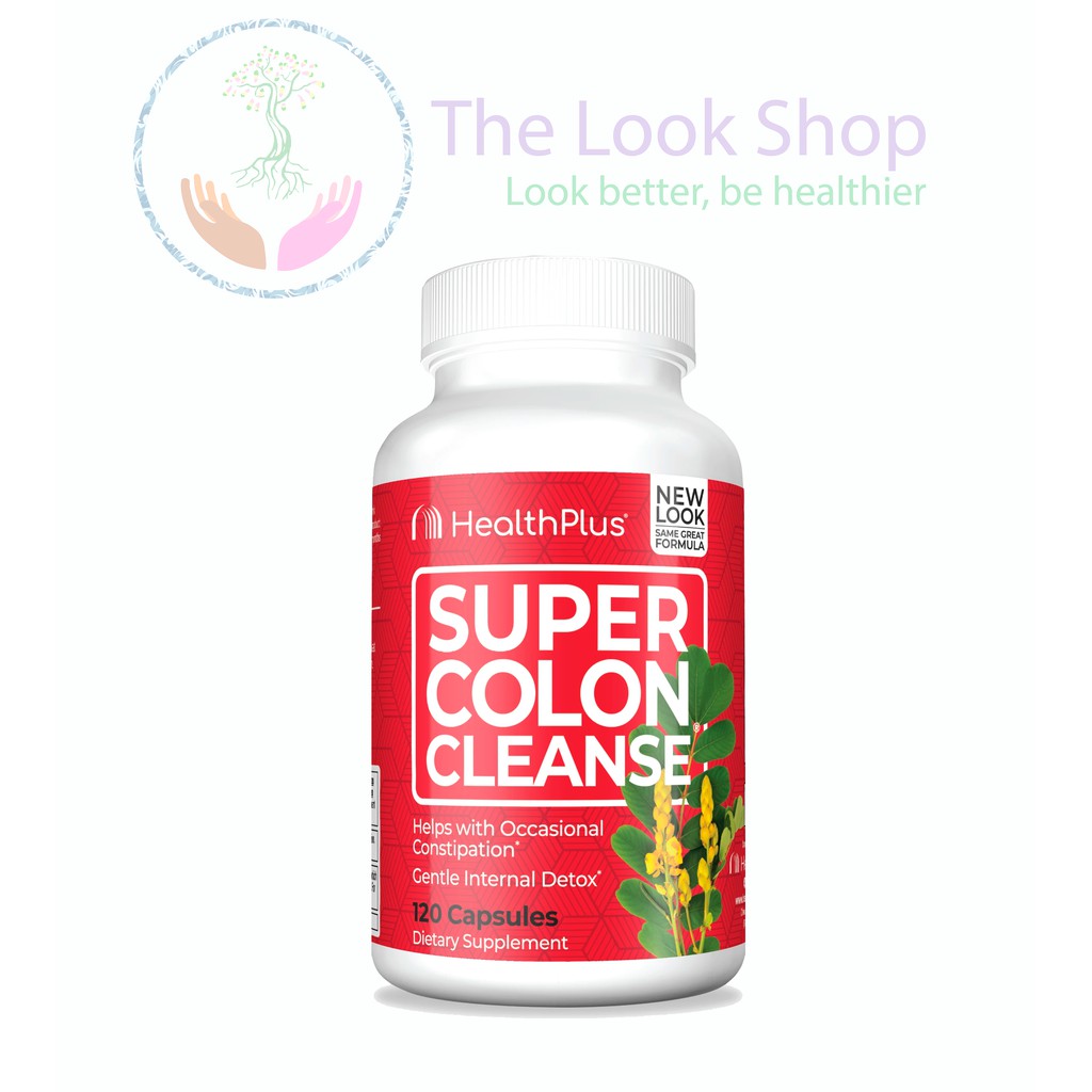 Viên uống thảo mộc detox Super Colon Cleanse- Health Plus Inc