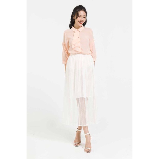 Áo sơ mi phối bèo hãng LAMER giá gốc 390k