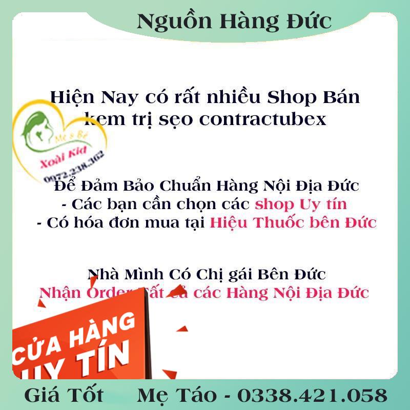 [auth] Kem làm mờ sẹo Contractubex Đức tuýp 30g , Đủ Bill Date mới [Hot]