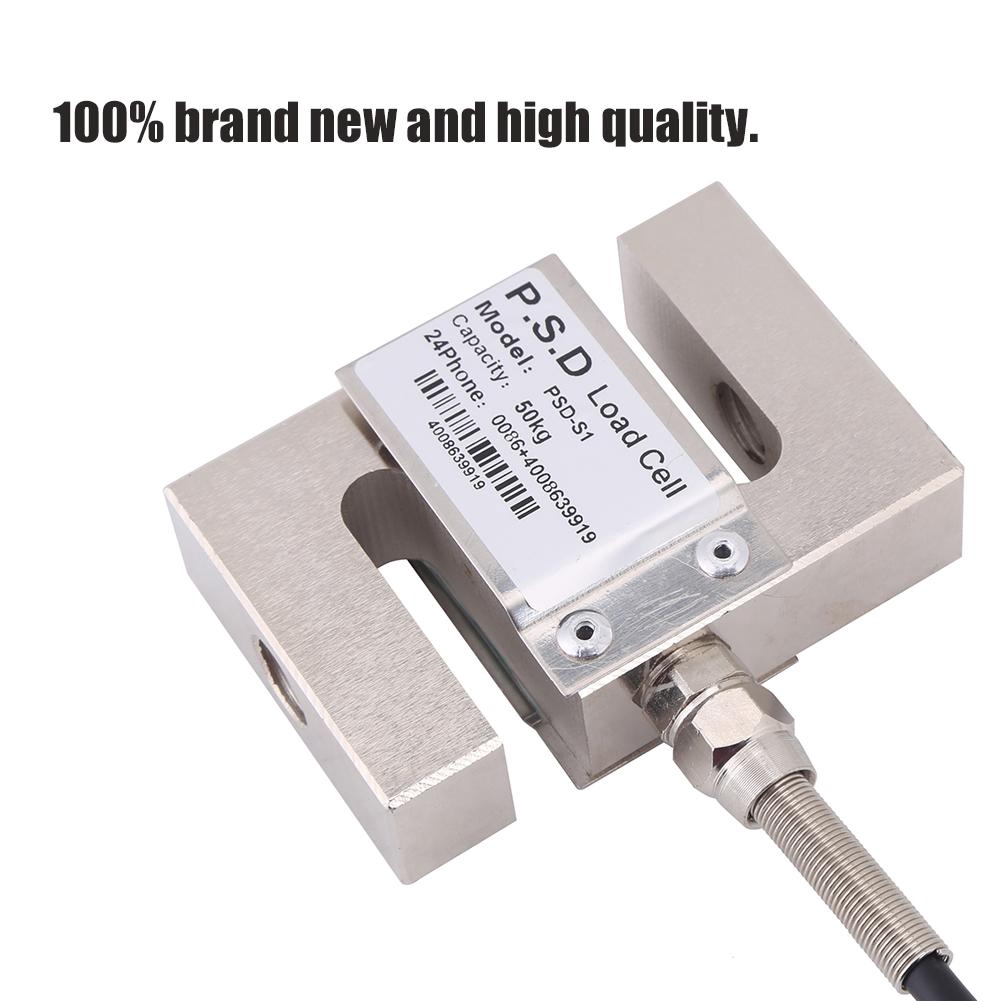 Owuh PSD-S1 S TYPE High Precision Load Cell Scale Sensor Weighting Sensor With Cable Loading 50kg