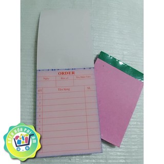 Order 2 liên nhỏ, 7*10 (100 tờ )