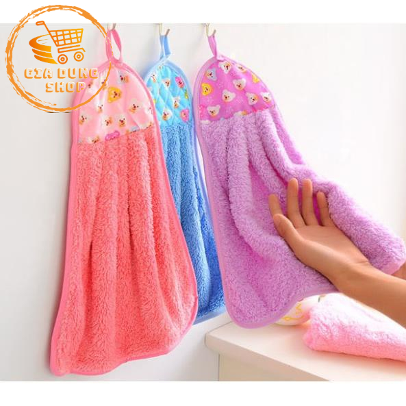 Khăn Lau Tay, Lau Bát Nhà Bếp Siêu Thấm Nước Size Lớn