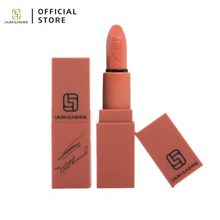 Son Laura Sunshine Lipstick - Màu 02 - Hồng cam đất - Cotton Rosy