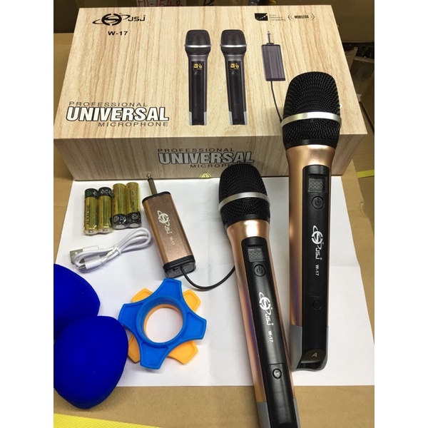 Mic hát Karaoke đa năng không dây cao cấp, giá 2 cây