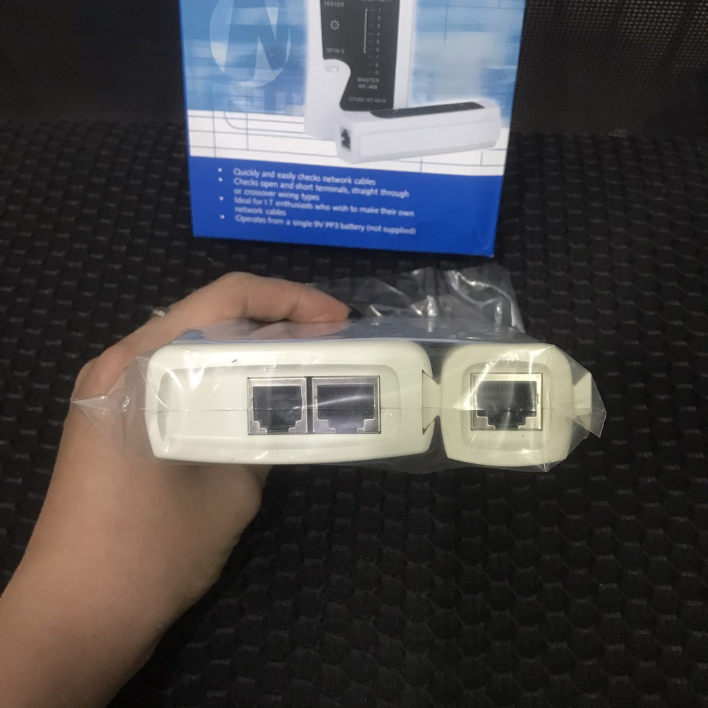 Bộ test mạng tiện lợi Rj45 và RJ11 dễ dàng sử dụng TESTMANG001