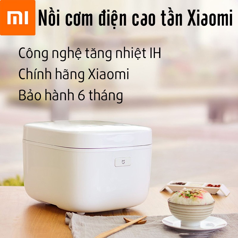 Nồi Cơm Điện Cao Tần Thông Minh Xiaomi Gen 2 3L/4L Lòng Nồi Gang Dày 3mm Tích Hợp Điều Chỉnh Nhiệt Độ, Thời Gian