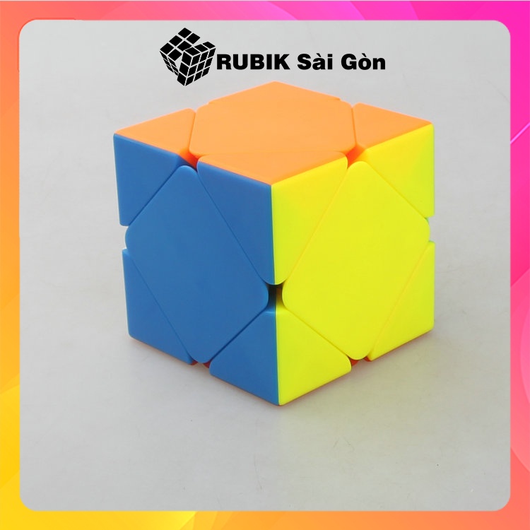 Rubik Skewb Stickerless MoYu MeiLong - Ru Bic Biến Thể - Ru Bíc MoYu MeiLong Xoay Mượt, Nhẹ Nhàng