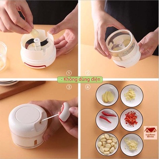 Cối xay tỏi ớt đa năng tiện lợi, nhỏ gọn, dễ sử dụng [XAY TỎI ỚT]