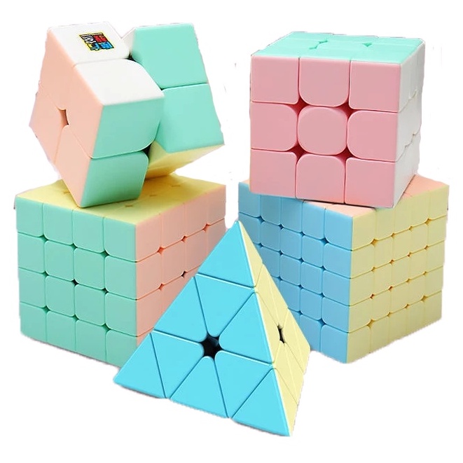 MoYu Macaron Rubik  2x2 3x3 4x4 5x5 6x6 Pyraminx HDY rubik qiyi đồ chơi thông minh