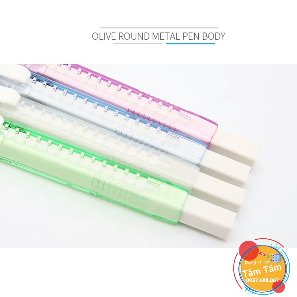 [ TÂM TÂM ]-Bút gôm Pentel, Ruột gôm tẩy PENTEL đầu vuông -