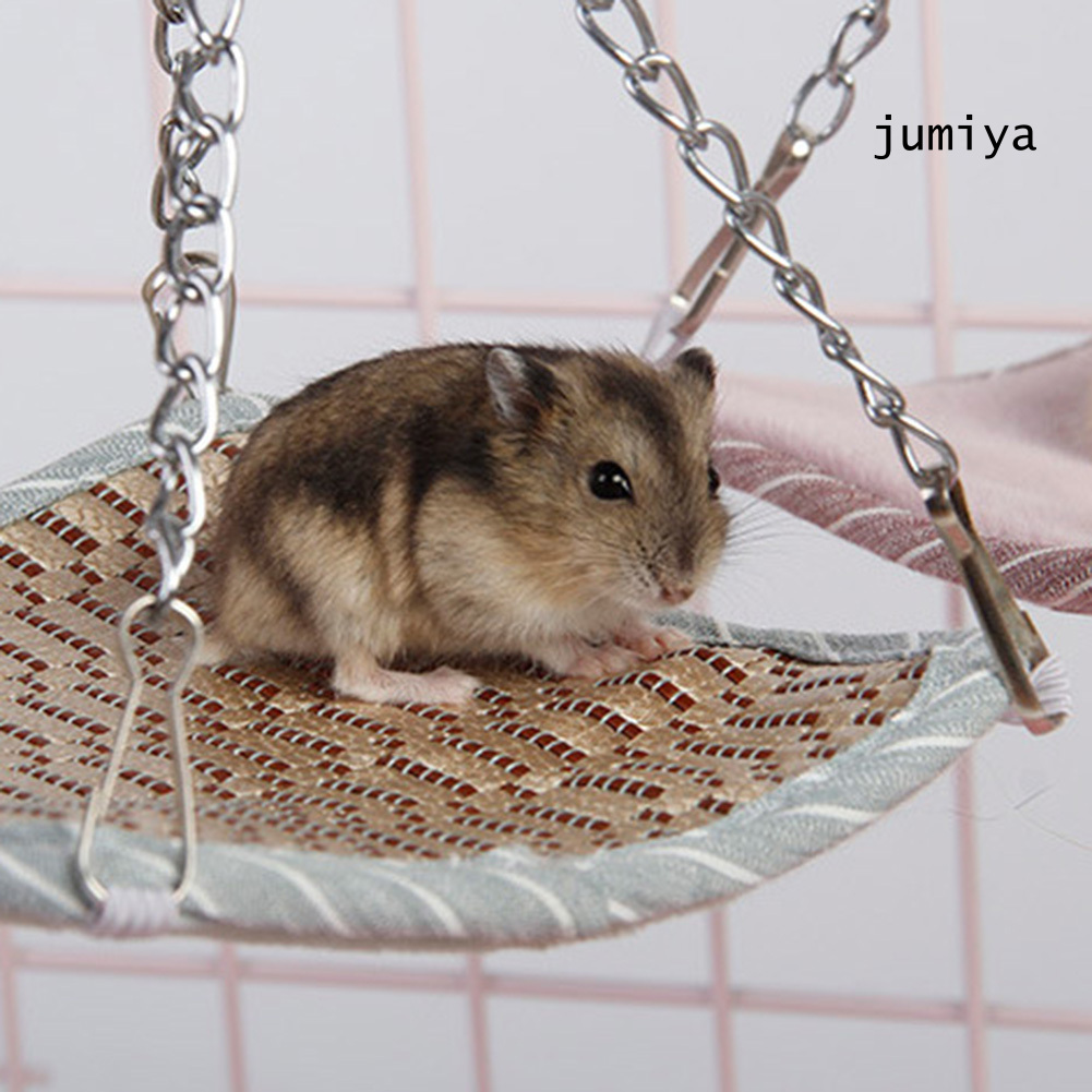 Giường Ngủ Cho Chuột Hamster / Sóc / Sóc 4 Mùa Có Dây Xích