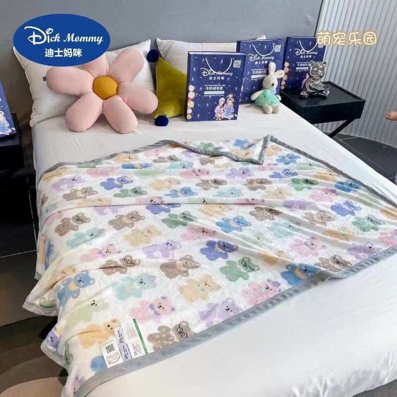 CHĂN TUYẾT CHO BÉ  BÉ SIÊU ẤM LÔNG MỊN HANG QC ĐẸP KÈM TÚI XÁCH