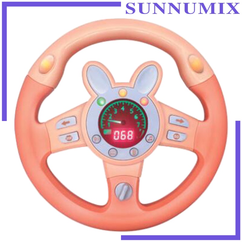 Đồ Chơi Vô Lăng Xe Hơi Tạo Hiệu Ứng Ánh Sáng Dành Cho Bé Trai 3 Tuổi