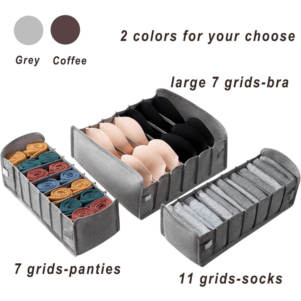 UUMIR Hộp Đựng Đồ Lót Có Thể Gấp Gọn Tiện Lợi