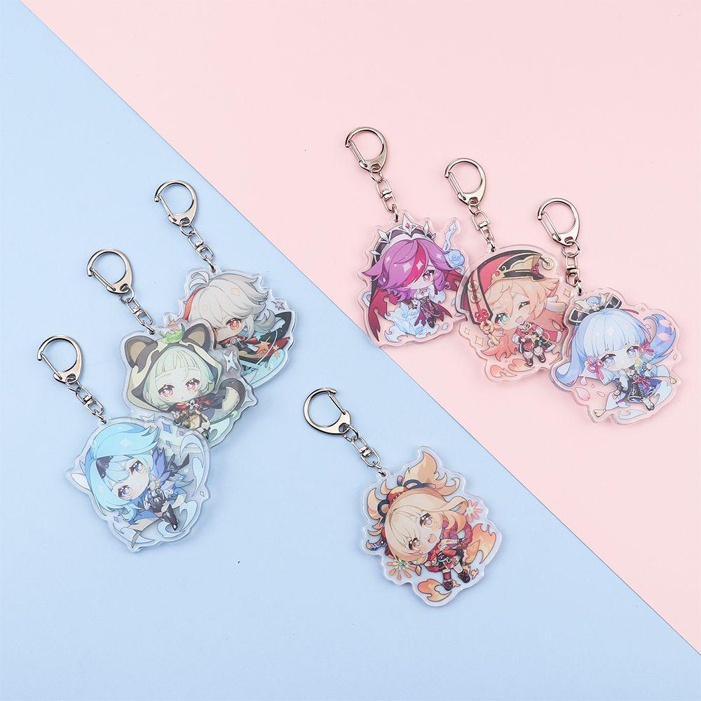 MELODG Giá Đỡ Chìa Khóa Xe Hơi Họa Tiết Anime Nhật Bản Vui Nhộn