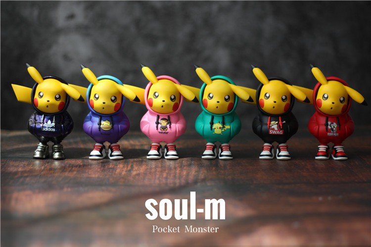 mô hình thời trang pikachu siêu dễ thường