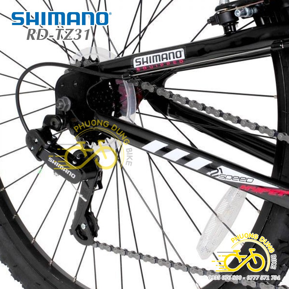 Củ cùi đề sau xe đạp SHIMANO RD-TZ31 5-6-7 Speed - Hàng chính Hãng