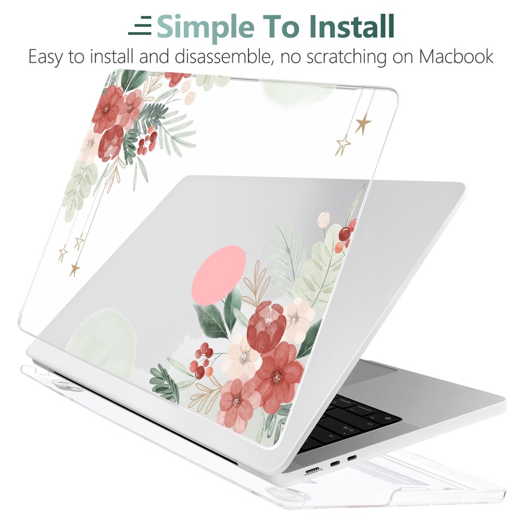 Ốp Điện Thoại Trong Suốt 4 Trong 1 Cho 2022 Macbook Pro Air M2 A2681 A2338 M1 2020 Air13 A2337 A2179 A1932 A1466 2012-2017 Pro13 / 14 / 16 M1 2021 A242 A2017 Pro13 / 14 / 19 A19