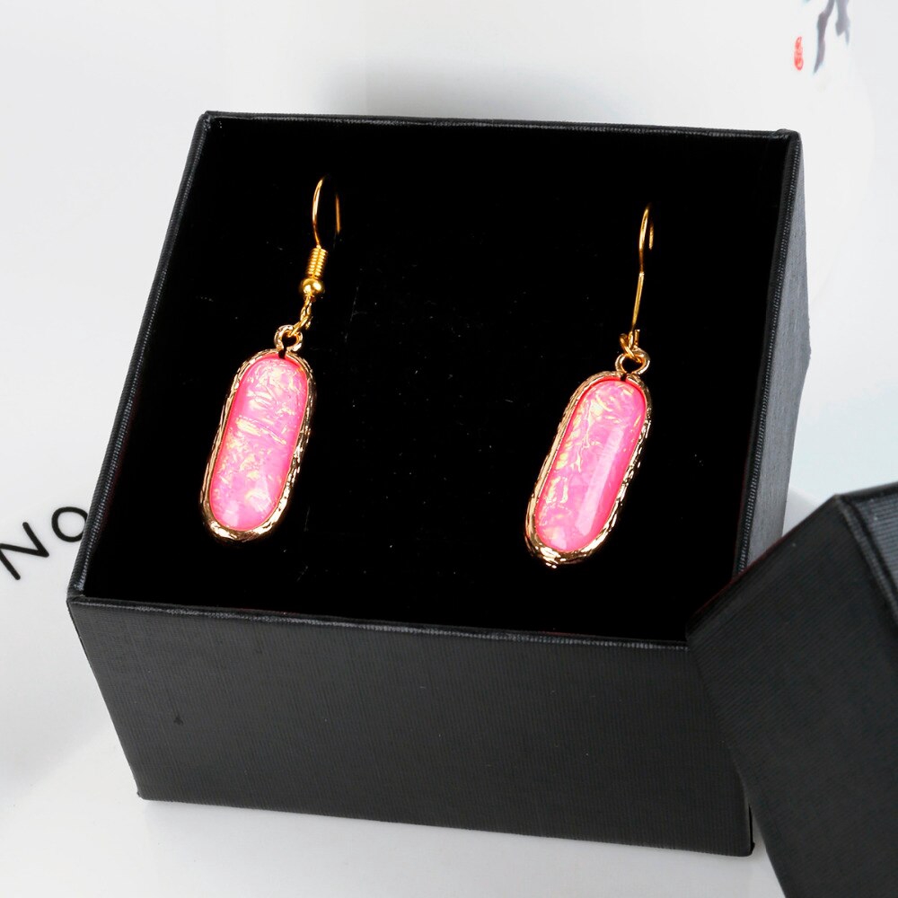 Mặt vòng cổ chất liệu đồng mạ vàng hình oval dành cho làm trang sức