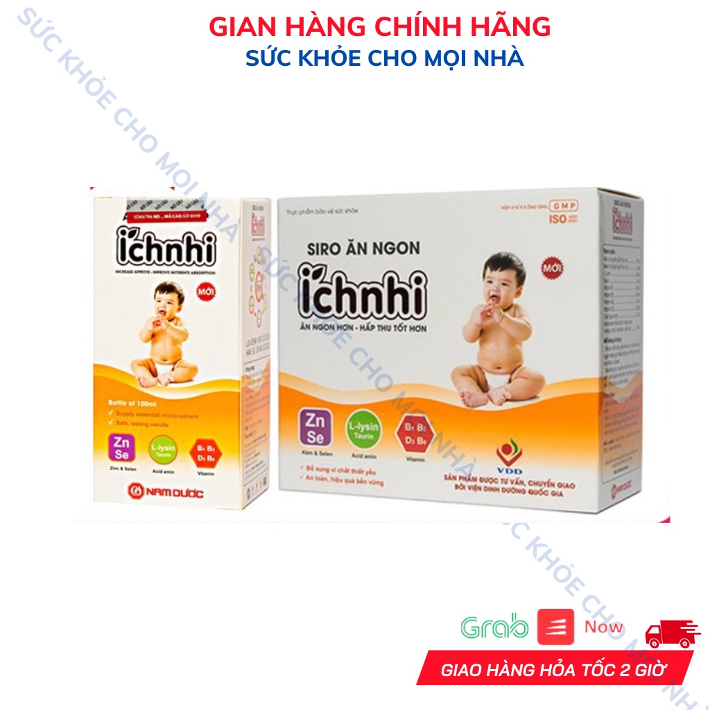 Siro Ích Nhi Ăn Ngon Giúp Bé Ngon Miệng,Tăng Cân,Hấp Thu Dưỡng Chất,Phát Triển Toàn Diện