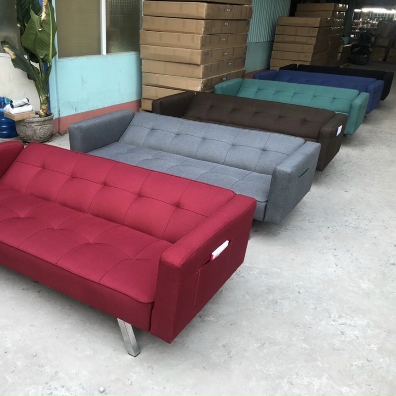 sofa bed giường nằm có tay chính hãng SERITA cao cấp ghế 1m9x96 model hiện đại nhất hiện nay Trường Mai Sài Gòn