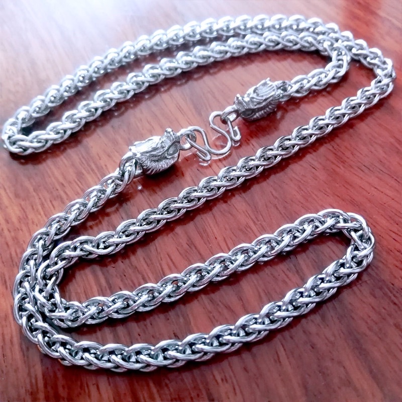 Lắc tay đầu rồng bằng b